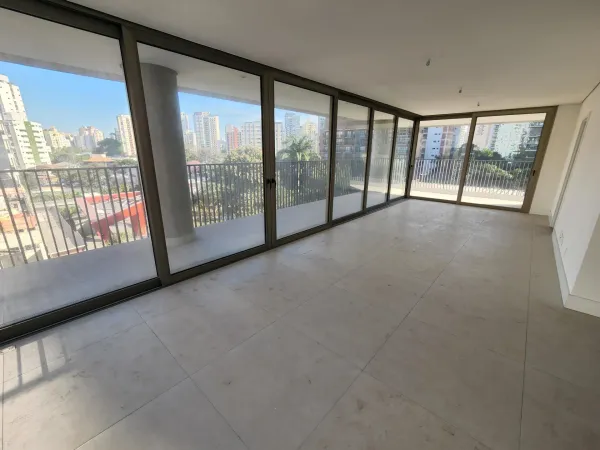 Apartamento de 3 quartos mobiliado com 231 m² na Vila Olímpia, Zona Sul de São Paulo.